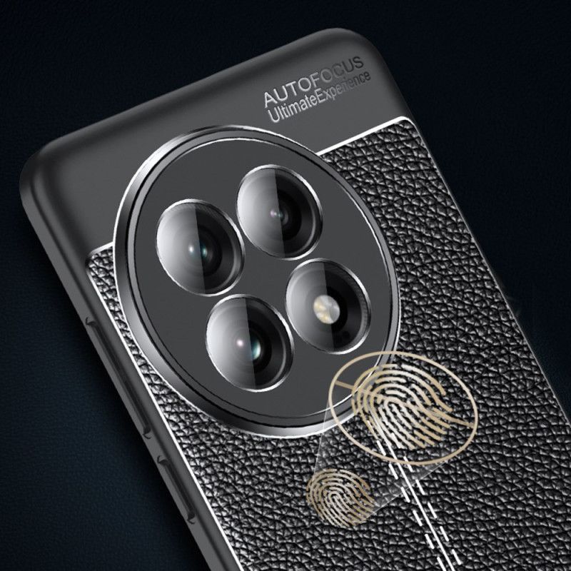 Cover Oneplus 13 Telefon Etui Fleksibel Litchi-tekstur