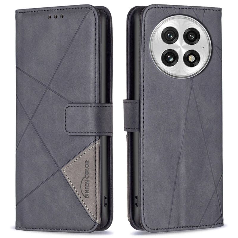 Flip Cover Til Oneplus 13 Abeel Geometrisk Mønster