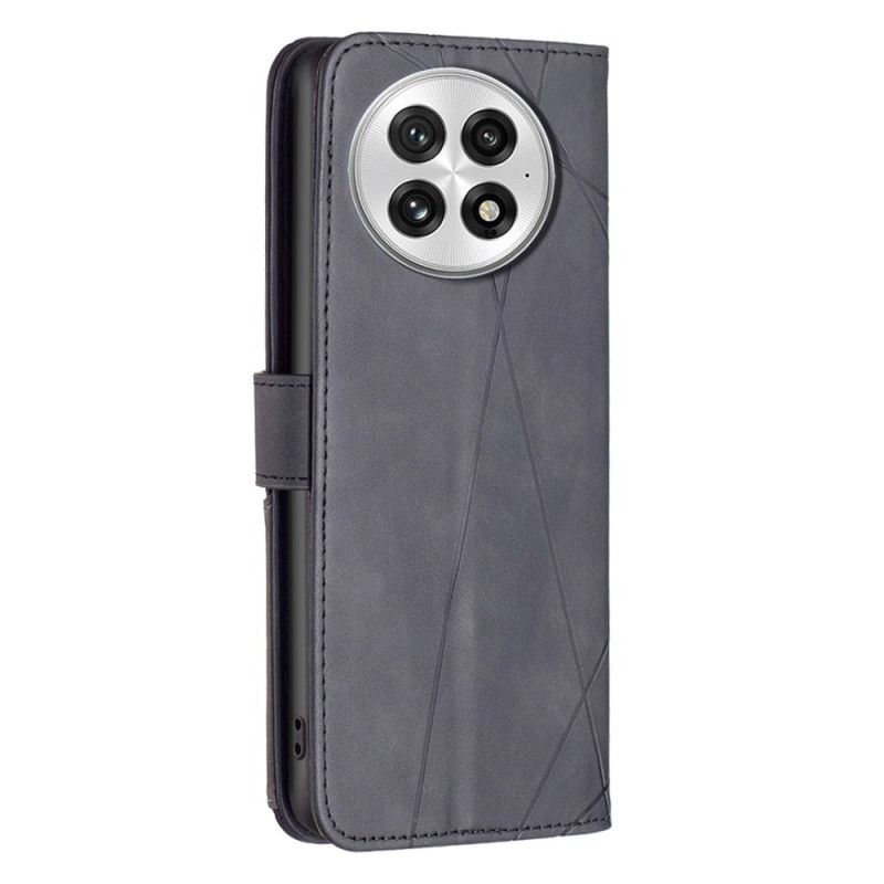 Flip Cover Til Oneplus 13 Abeel Geometrisk Mønster