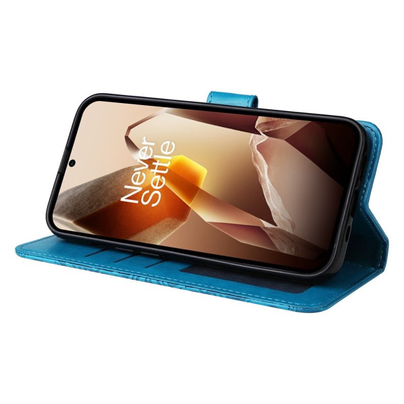 Læder Cover Oneplus 13 Telefon Etui Solsikkemønster