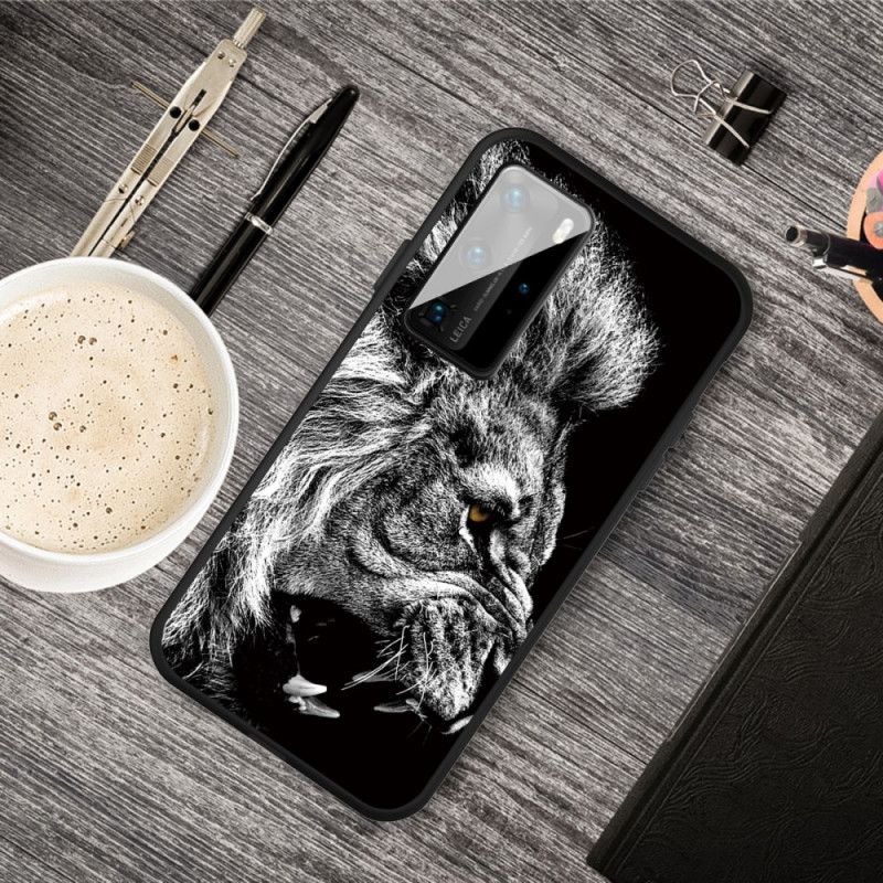Cover Huawei P40 Hård Løve