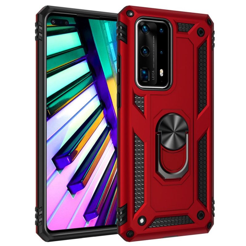 Cover Huawei P40 Rød Mobilcover Premium Ring