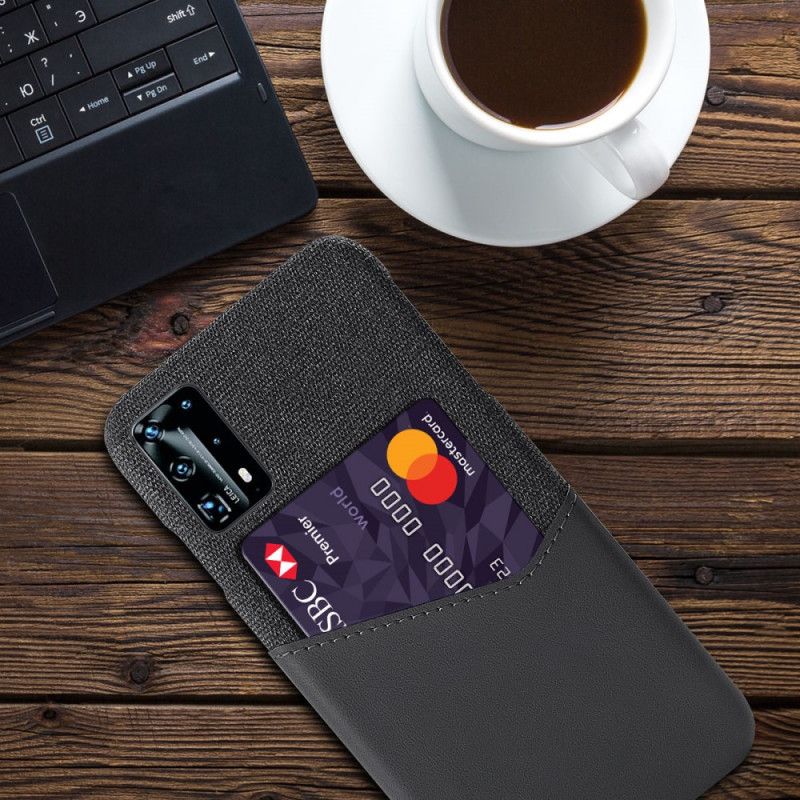 Cover Huawei P40 Sort Ksq Kortholder