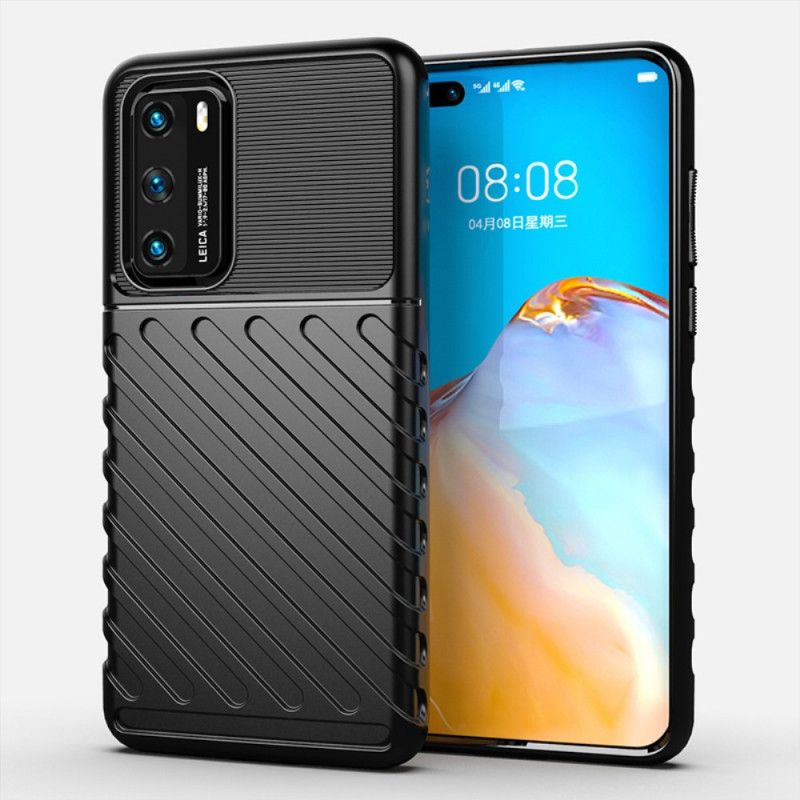 Cover Huawei P40 Sort Mobilcover Torden Serie