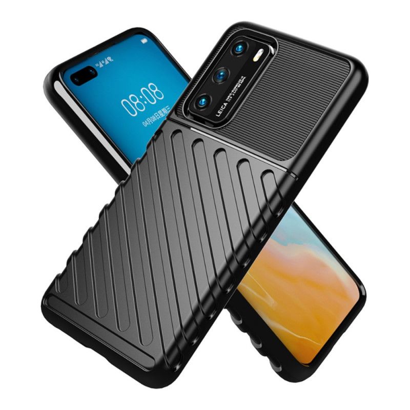 Cover Huawei P40 Sort Mobilcover Torden Serie