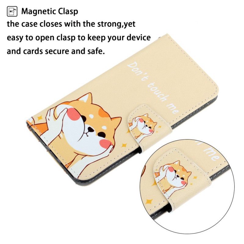 Flip Cover Læder Huawei P40 Kat Rører Mig Ikke Med Rem