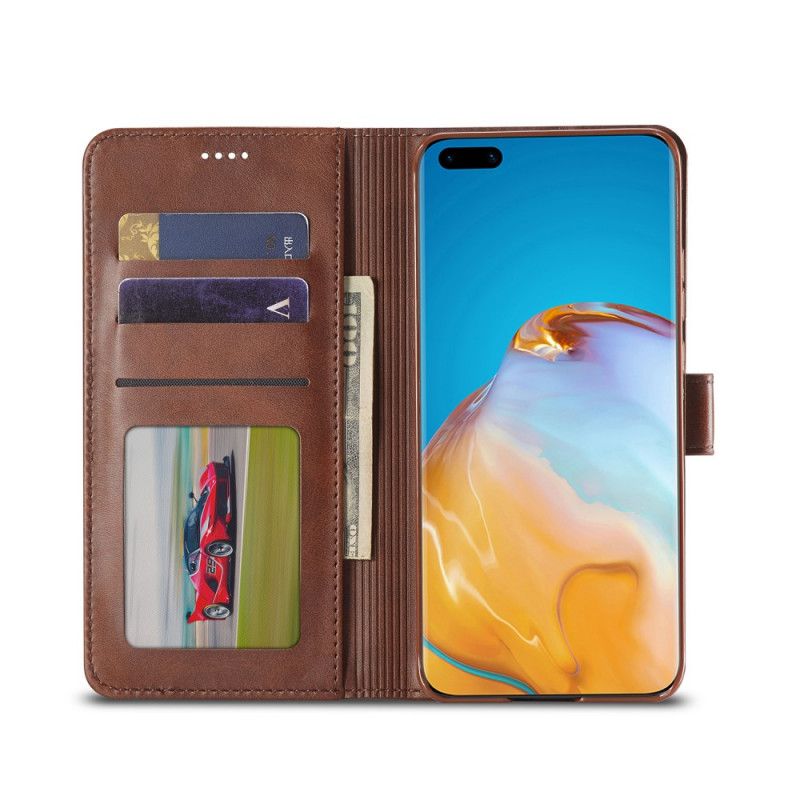 Flip Cover Læder Huawei P40 Sort Lc.Imeeke Lædereffekt
