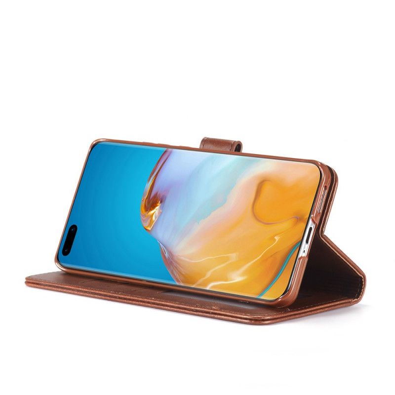 Flip Cover Læder Huawei P40 Sort Lc.Imeeke Lædereffekt