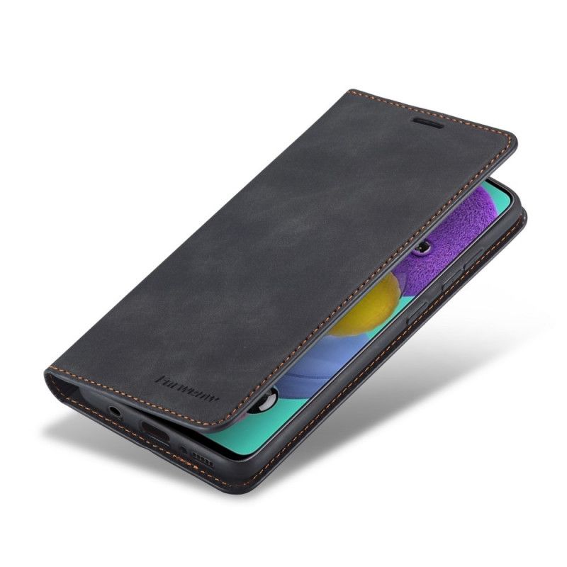 Læder Cover for Huawei P40 Sort Forwenw Lædereffekt