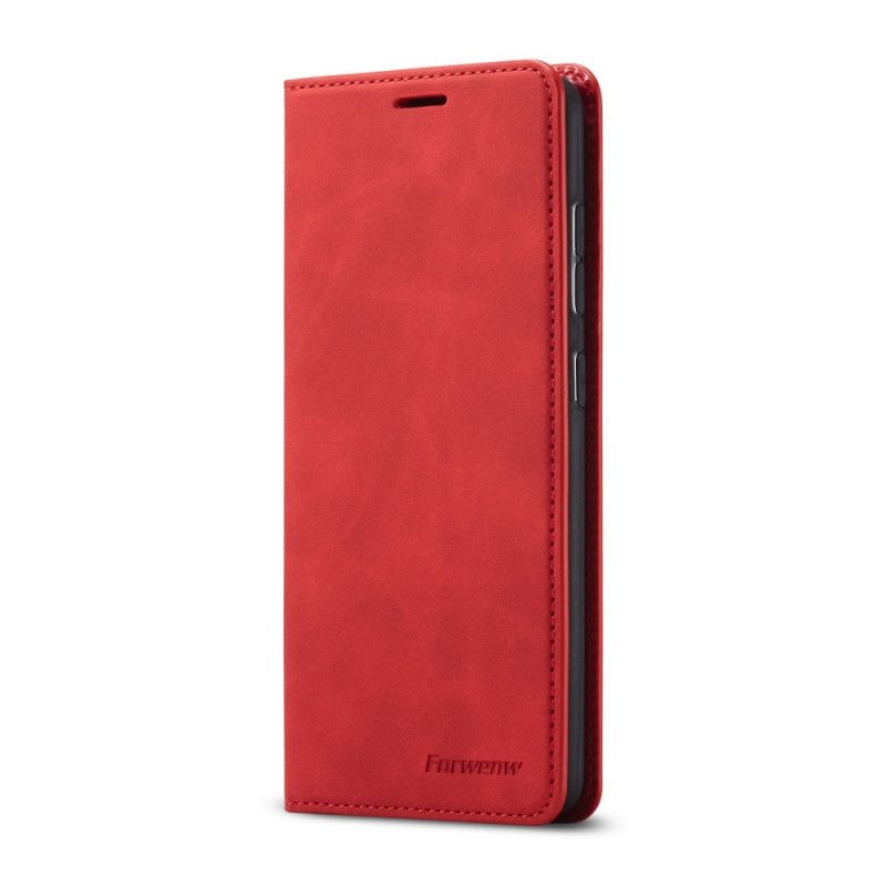Læder Cover for Huawei P40 Sort Forwenw Lædereffekt