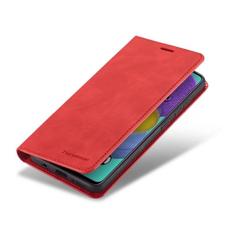 Læder Cover for Huawei P40 Sort Forwenw Lædereffekt