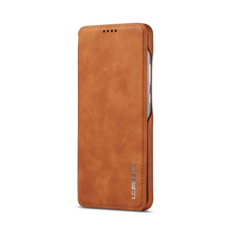 Læder Cover Huawei P40 Sort Lc.Imeeke Lædereffekt Beskyttelse