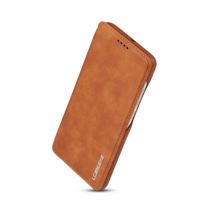 Læder Cover Huawei P40 Sort Lc.Imeeke Lædereffekt Beskyttelse