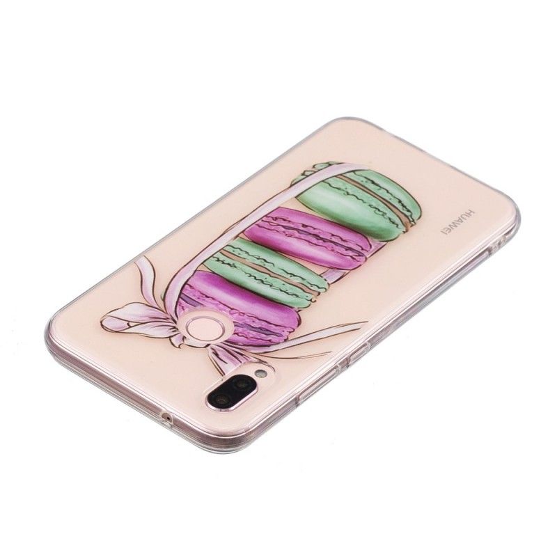 Cover Huawei P20 Lite Gennemsigtige Gourmetmakroner