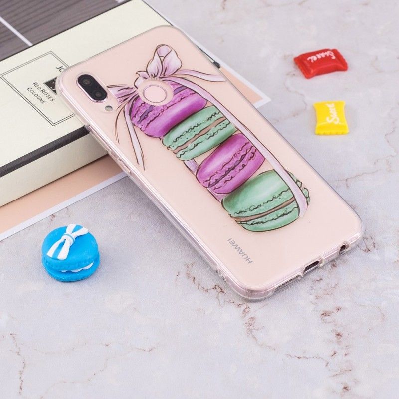 Cover Huawei P20 Lite Gennemsigtige Gourmetmakroner