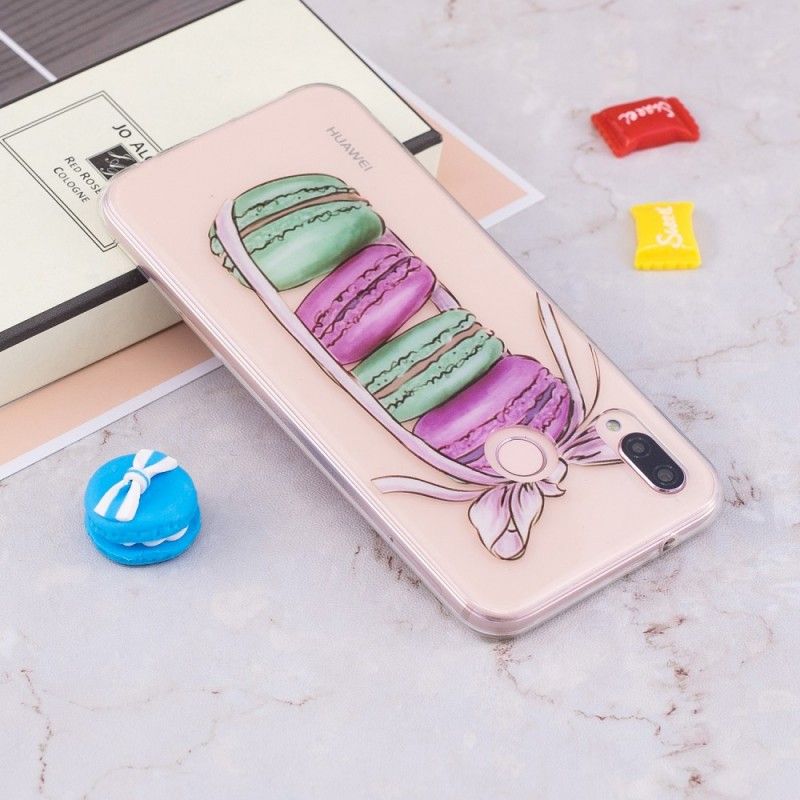 Cover Huawei P20 Lite Gennemsigtige Gourmetmakroner