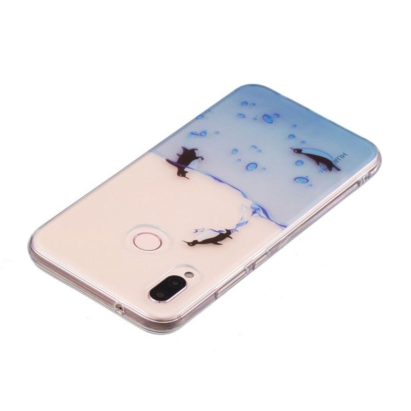 Cover Huawei P20 Lite Gennemsigtigt Pingvinspil