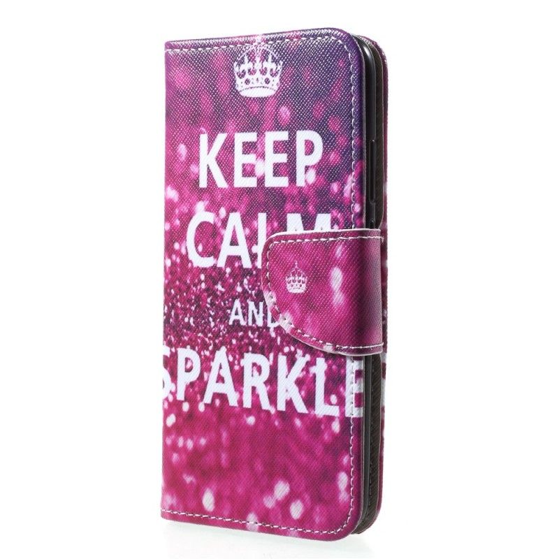 Flip Cover Huawei P20 Lite Mobilcover Hold Roen Og Gnisten