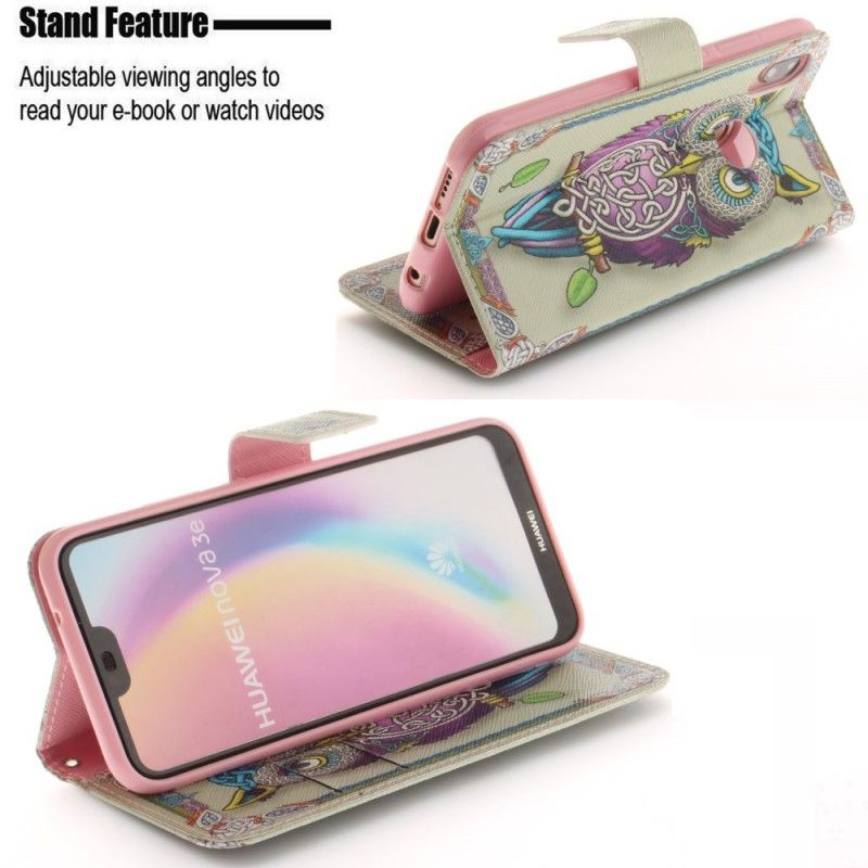Flip Cover Huawei P20 Lite Mobilcover Stammeugle