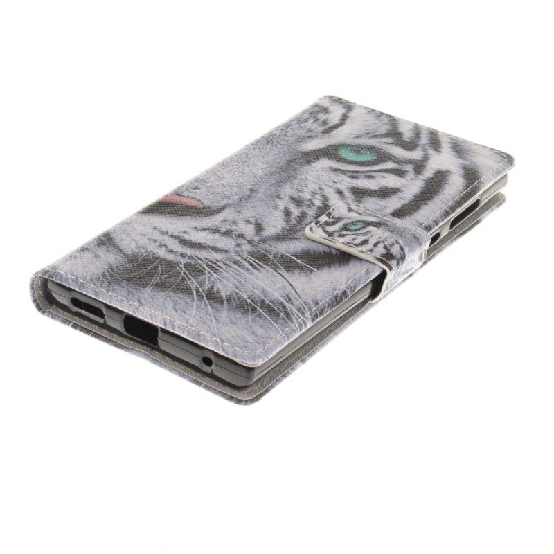 Flip Cover Læder Sony Xperia L1 Tigeransigt