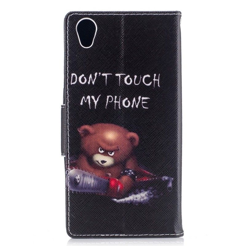 Flip Cover Sony Xperia L1 Mobilcover Farlig Bjørn
