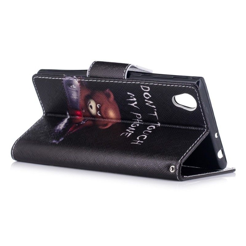 Flip Cover Sony Xperia L1 Mobilcover Farlig Bjørn