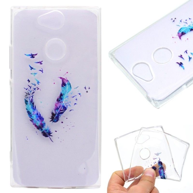 Cover Sony Xperia XA2 Gennemsigtige Fjer