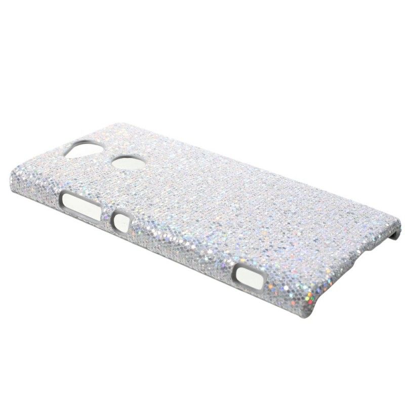 Cover Sony Xperia XA2 Sort Mobilcover Pailletter