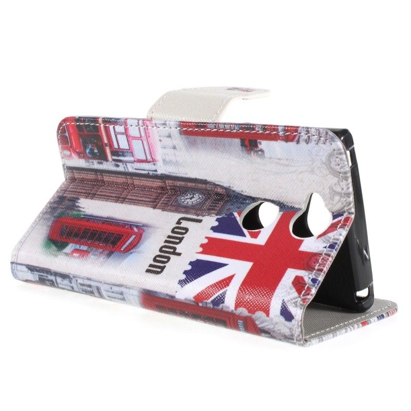Flip Cover Læder for Sony Xperia XA2 London Liv
