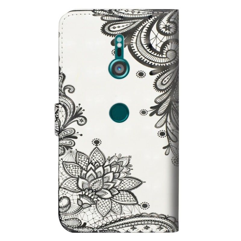 Flip Cover Læder for Sony Xperia XZ3 Chic Blonder