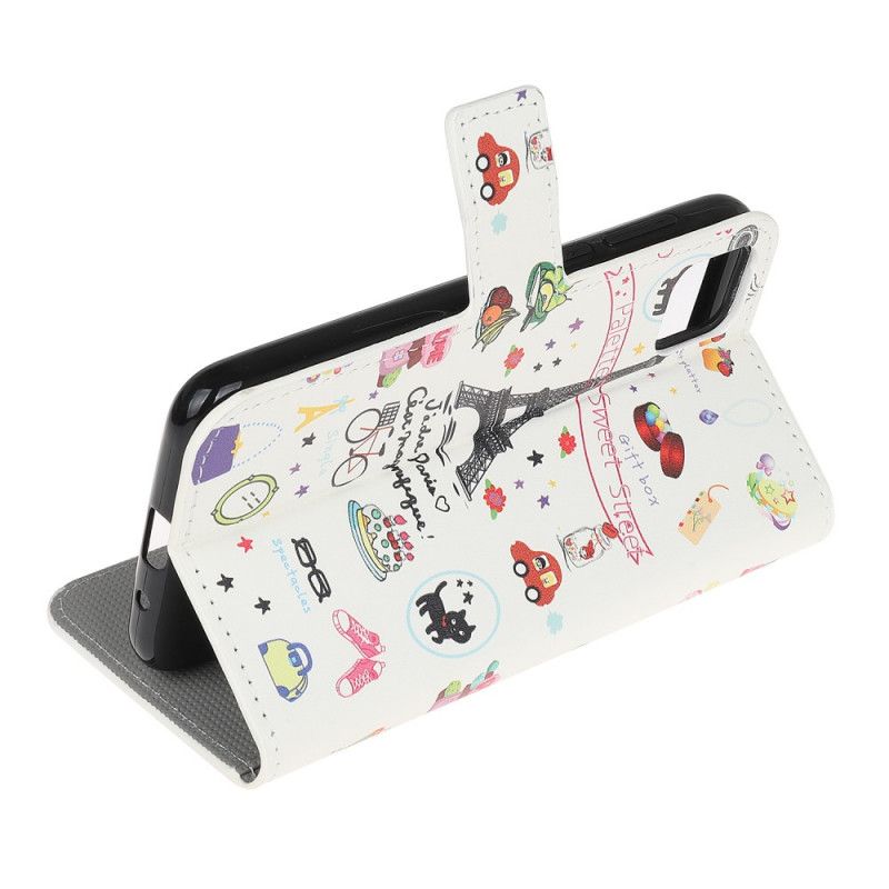Flip Cover Huawei Y5p Jeg Elsker Paris