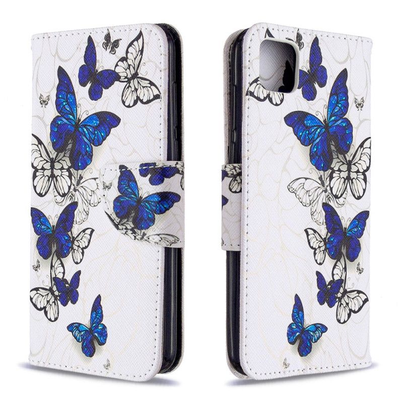 Flip Cover Huawei Y5p Mobilcover Kongesommerfugle