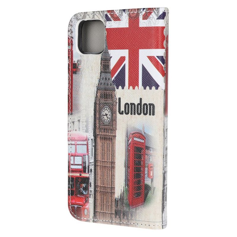 Flip Cover Læder Huawei Y5p London Liv