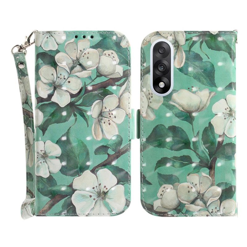 Flip Cover Oneplus Nord 5 Akvarelblomster