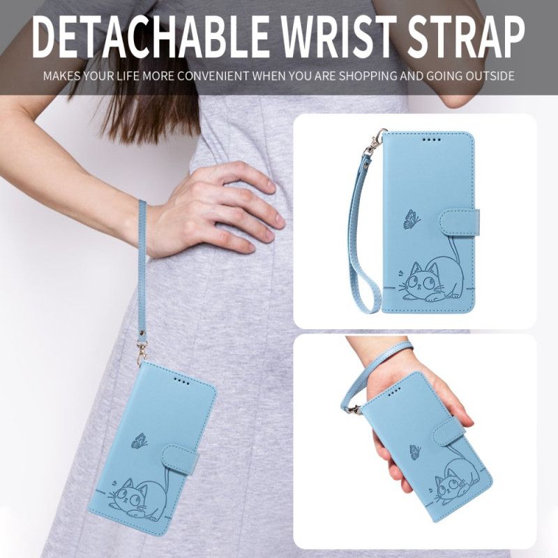 Flip Cover Oneplus Nord 5 Grafisk Kat