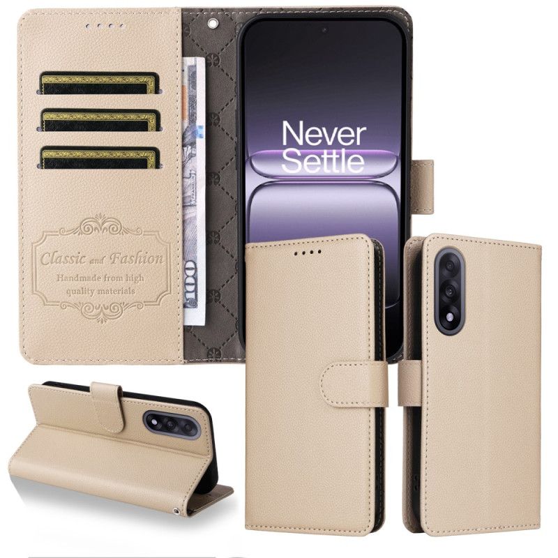 Flip Cover Oneplus Nord 5 Lædereffekt