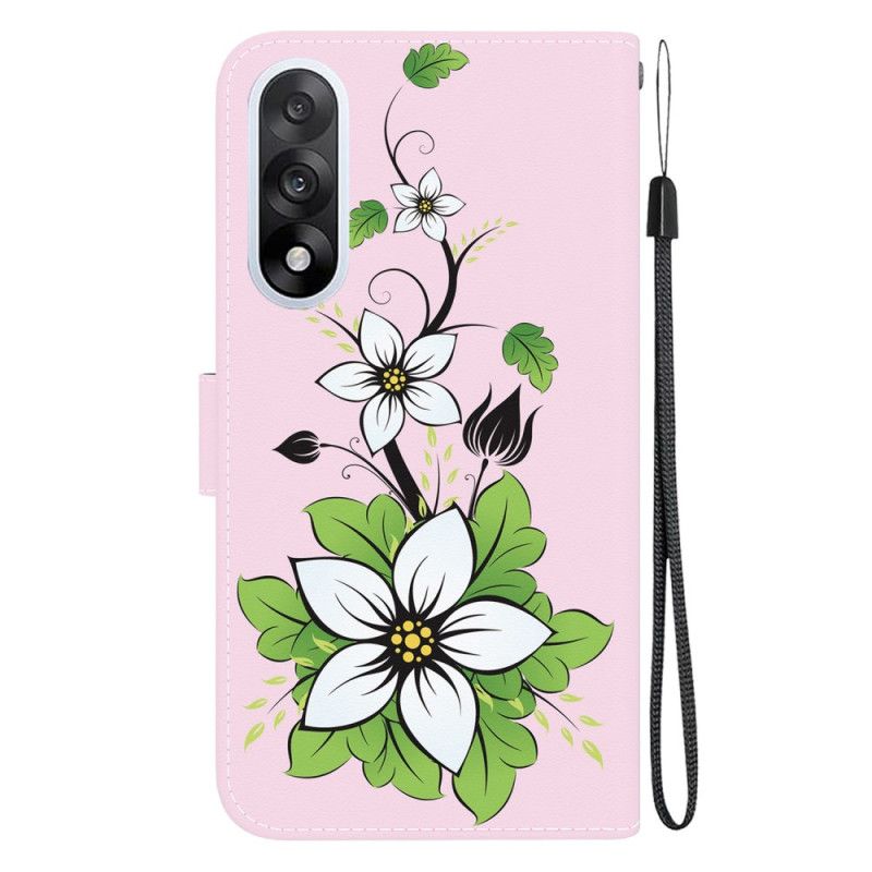 Flip Cover Oneplus Nord 5 Liljeblomster