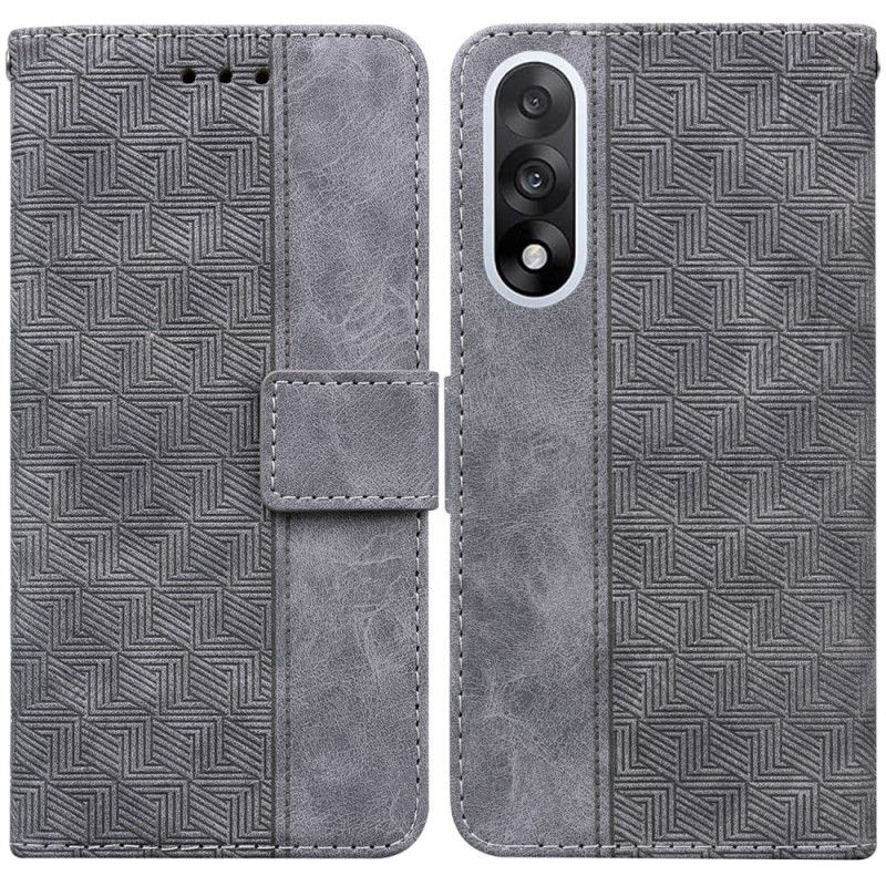 Flip Cover Oneplus Nord 5 Vævet Mønster