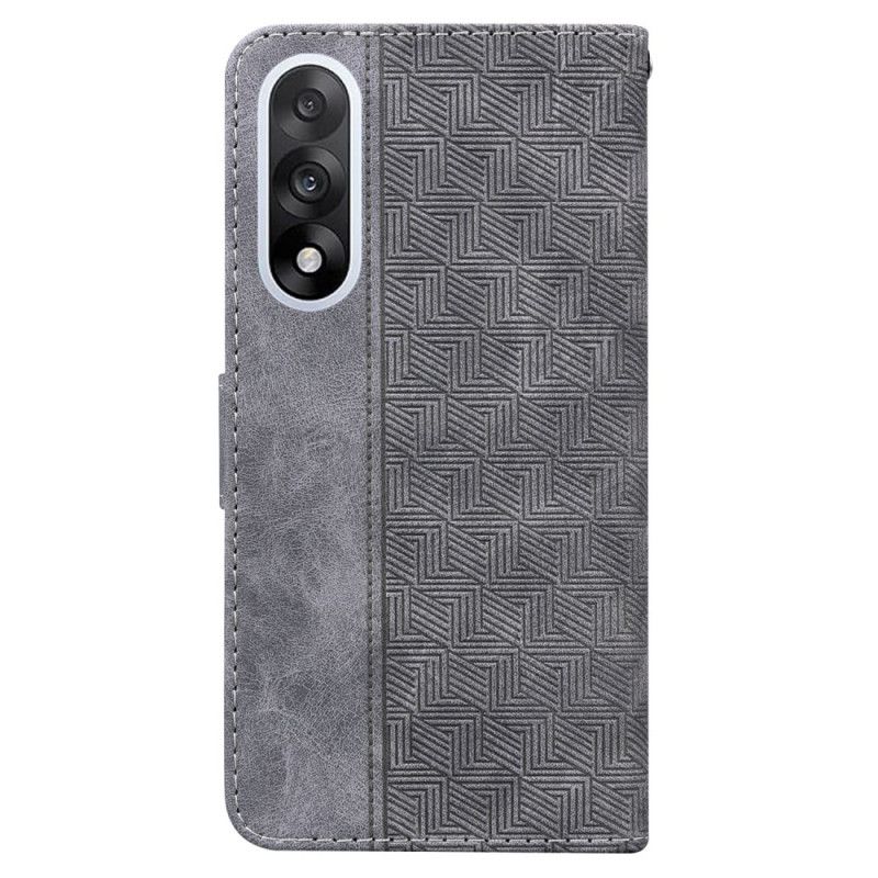 Flip Cover Oneplus Nord 5 Vævet Mønster