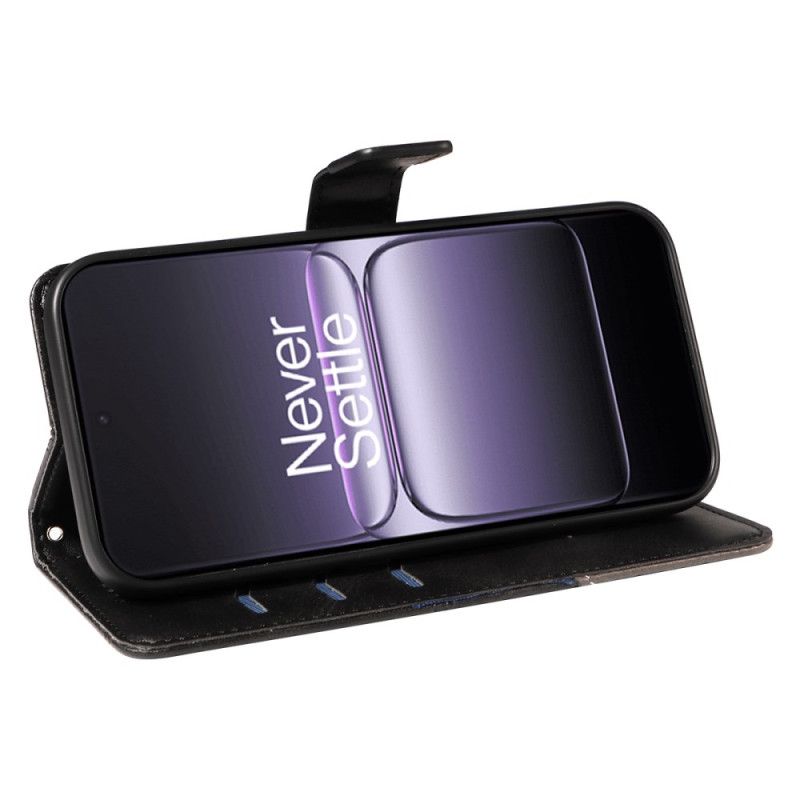 Flip Cover Til Oneplus Nord 5 Tofarvet Geometrisk