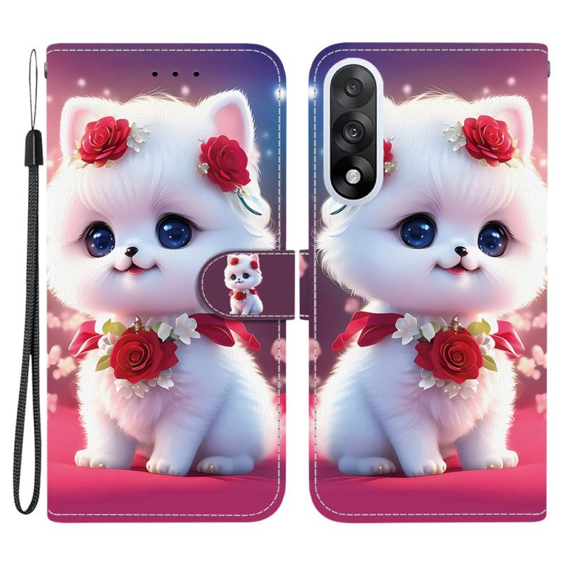 Læder Cover Oneplus Nord 5 Telefon Etui Blomsterkilling