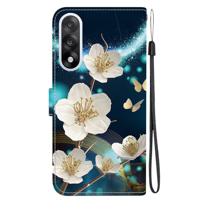 Læder Cover Oneplus Nord 5 Telefon Etui Magnoliaer