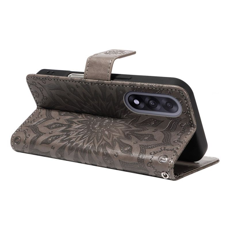 Læder Cover Oneplus Nord 5 Telefon Etui Mandala