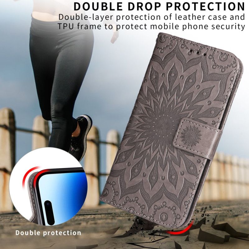 Læder Cover Oneplus Nord 5 Telefon Etui Mandala