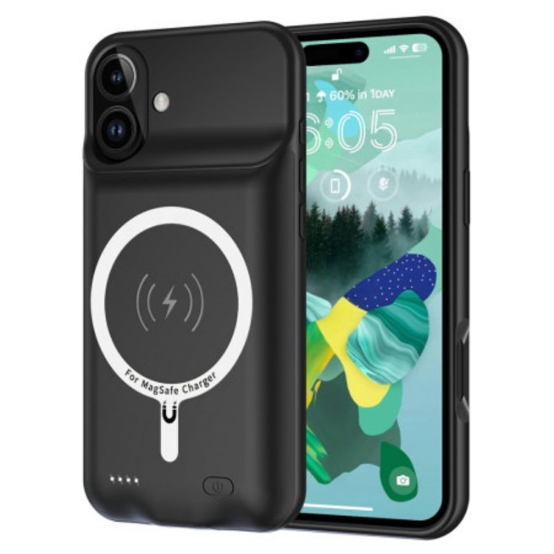 6000mah Eksternt Battericover Til iPhone 17 Magsafe
