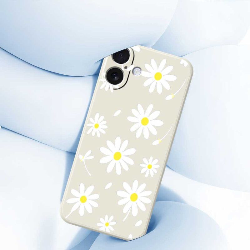 Cover iPhone 17 Flydende Silikone Margueritter