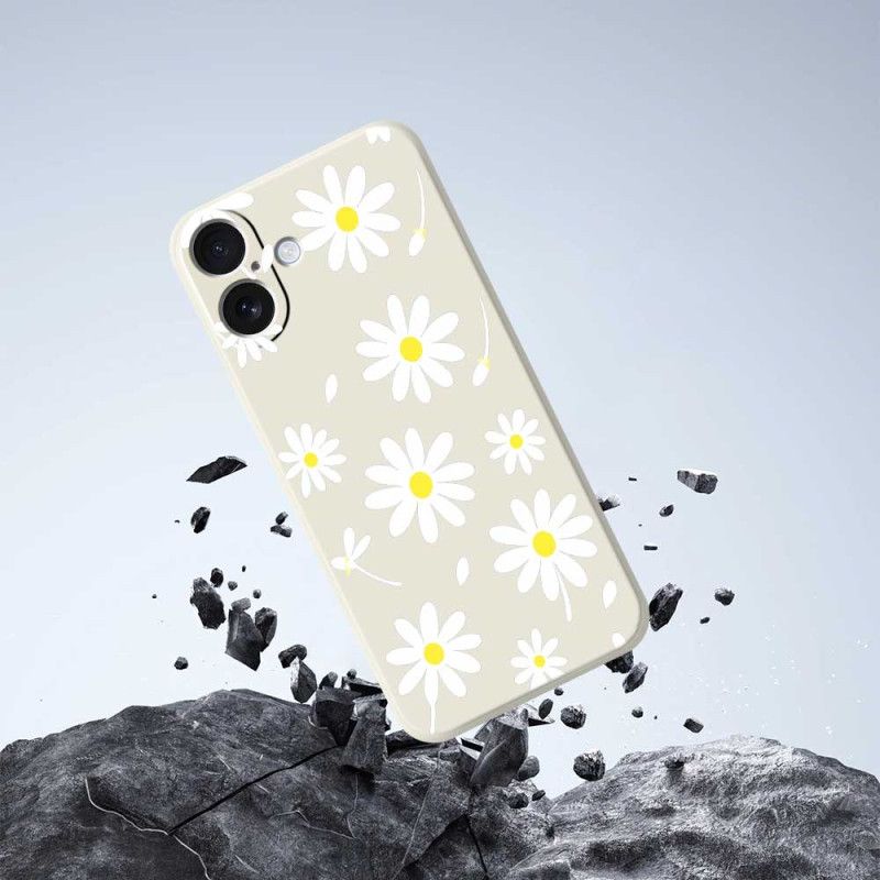 Cover iPhone 17 Flydende Silikone Margueritter