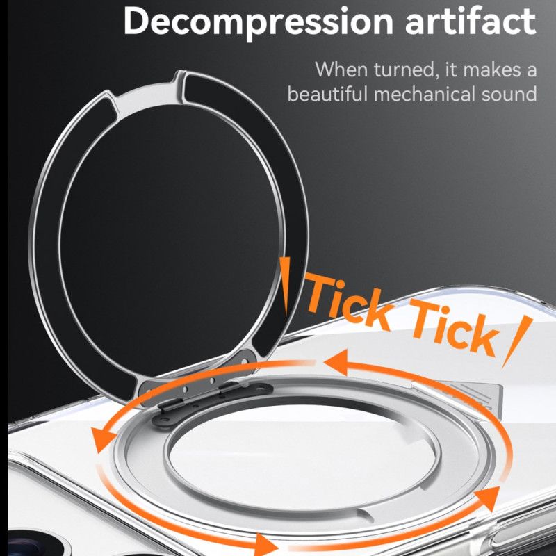 Cover iPhone 17 Magsafe Klar Med Stativ