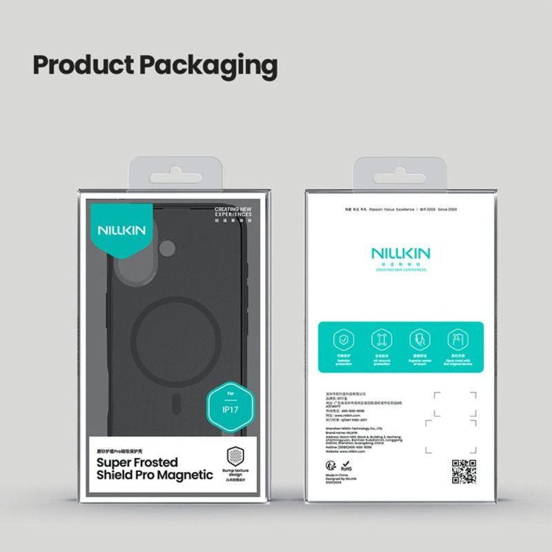Cover iPhone 17 Magsafe Kompatibel Med Frosted Shield Pro Nillkin