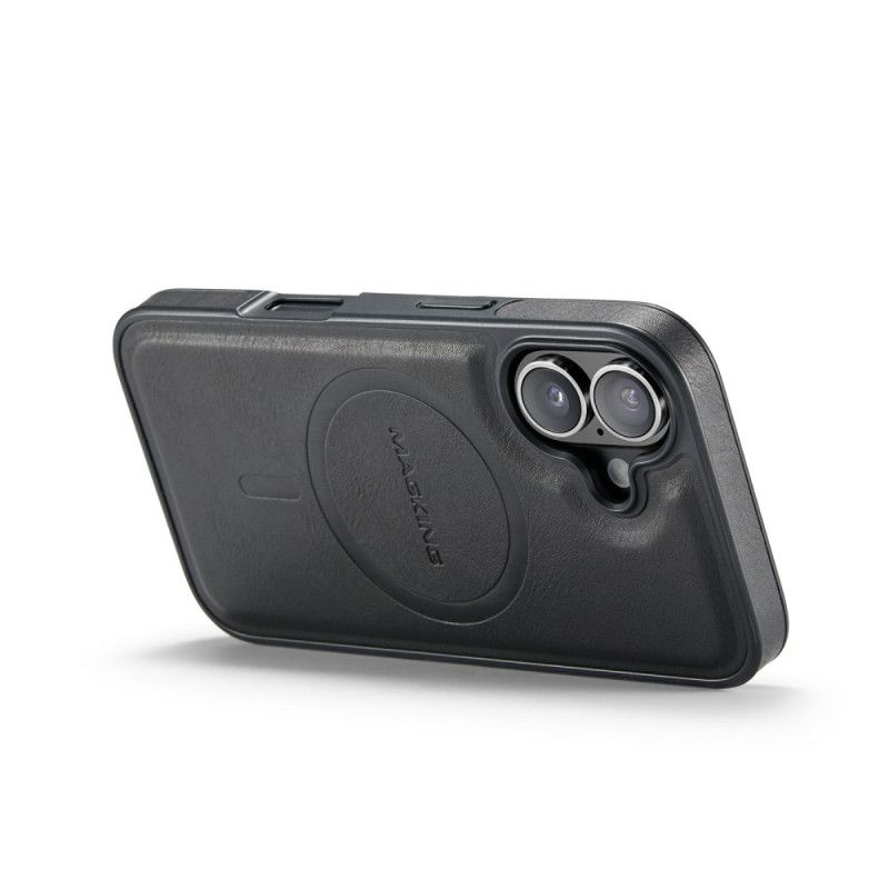 Cover iPhone 17 Magsafe Kompatibel Med Premium Leather Effect